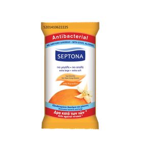 Servetele umede Septona, cu efect revigorant, 15 bucati