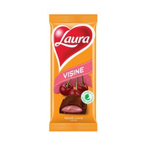 Ciocolata cu crema de visine Laura, 95 g