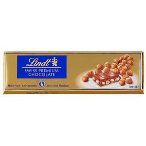 Ciocolata cu lapte si alune intregi Lindt, 300 g