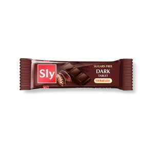 Ciocolata amaruie Sly, fara zahar, 25 g