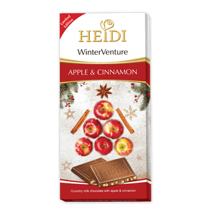 Ciocolata cu mar si scortisoara Heidi, 90 g