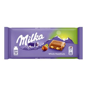 Ciocolata cu alune de padure Milka, 100 g