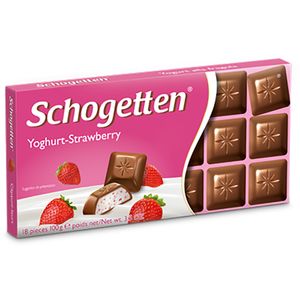 Ciocolata cu iaurt si capsuni Ludwig Schogetten, 100 g