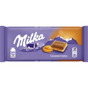 Ciocolata cu caramel Milka, 100 g