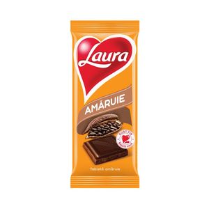 Ciocolata amaruie Laura, 90 g