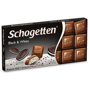 Ciocolata alba si neagra Ludwig Schogetten, 100 g