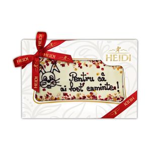 Ciocolata alba personalizata Heidi, 100 g