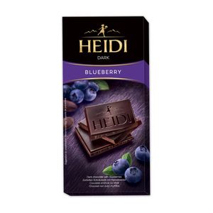 Ciocolata neagra Heidi Blueberry, 80 g