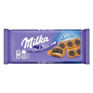 Ciocolata Oreo sandwich Milka, 92 g