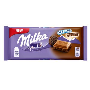 Ciocolata Milka Oreo Brownie, 100 g