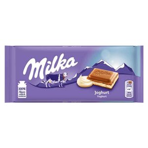 Ciocolata Milka tableta cu iaurt, 100 g