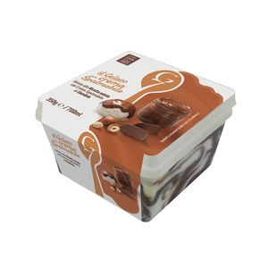 Inghetata cu cacao si alune Gelato Ricotta, 700 ml