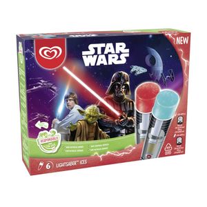 Pachet de inghetata Disney StarWars, 6 x 80 ml