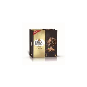 Inghetata pe bat Ferrero Rocher Dark, cu ciocolata amaruie, 4 x 80 g