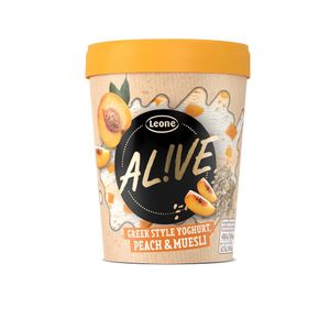 Inghetata cu piersica si muesli Al!ve, 480 ml
