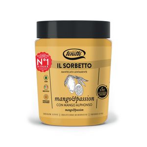 Sorbet cu fructul pasiunii si mango Tonitto, 500 ml