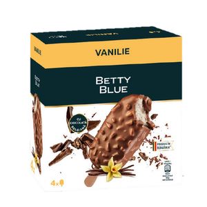 Inghetata cu vanilie Betty Blue, 4 x 120 ml