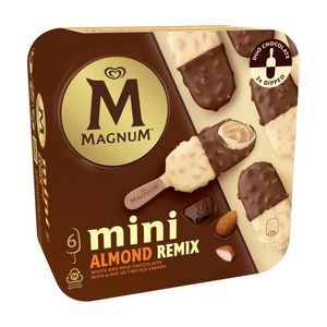 Inghetata Mini Almond Magnum, 6 x 54 g