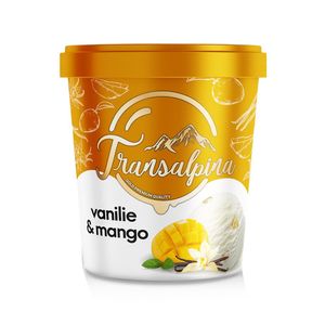 Inghetata cu vanilie si mango Transalpina, 500 ml