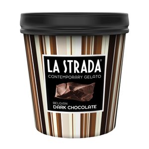 Inghetata cu aroma de ciocolata belgiana La Strada, 120 ml