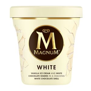 Inghetata Magnum cu ciocolata alba, 440 ml