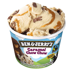 Inghetata Ben & Jerry's cu aroma de caramel, 100 ml