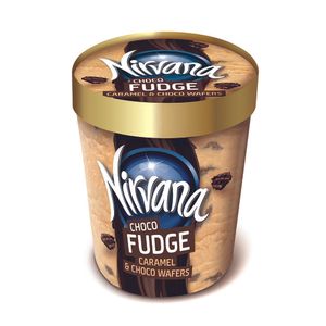 Inghetata Nirvana fudge choco, 340 g