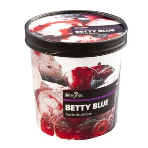 Inghetata la caserola Betty Ice, cu fructe de padure, 900ml