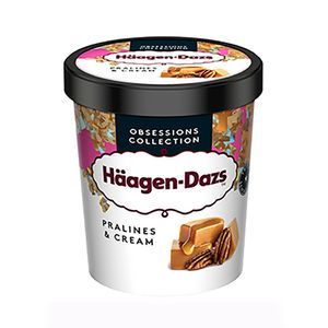 Inghetata cu praline si frisca Haagen Dazs, 460 ml