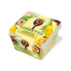 Inghetata cu sorbet de ananas, mango si maracuia G7, 480 ml