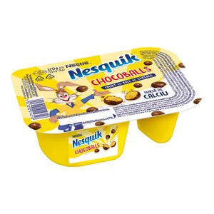 Iaurt cu bile de ciocolata Nesquik, 120 g