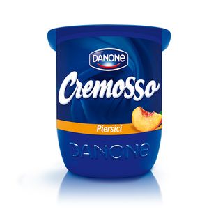 Iaurt cu piersici Danone Cremosso, 125 g