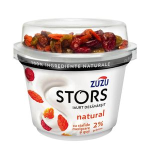 Iaurt natural ZuZu Stors, cu mix de fructe, 130 g