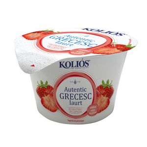Iaurt grecesc Kolios, cu capsuni, 2% grasime, 150 g