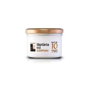 Iaurt Laptaria cu caimac, 10% grasime, 190 g