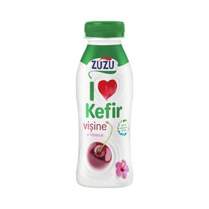 Kefir ZuZu, cu aroma de visine si hibiscus, 2.6% grasime, 320 g