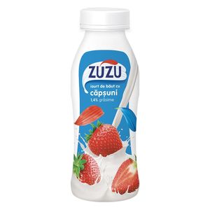 Iaurt de baut ZuZu, cu capsuni, 320 g