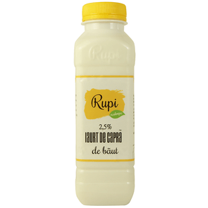Iaurt de baut ECO Rupi, din lapte de capra, 370 ml