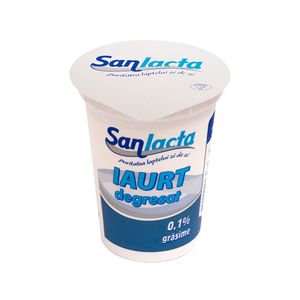 Iaurt degresat Sanlacta, 375 g