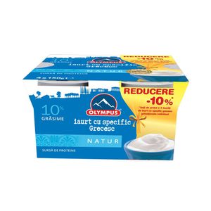 Iaurt grecesc Olympus, 10% grasime 4 x 150 g