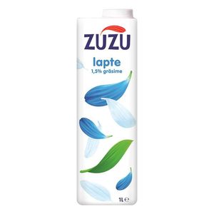 Lapte de consum semidegresat ZuZu, 1.5% grasime, 1 l