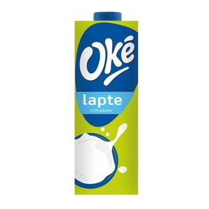 Lapte de consum semidegresat Oke, 1.5% grasime, 1 l