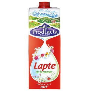 Lapte UHT integral Prodlacta, 3.5% grasime, 1 l