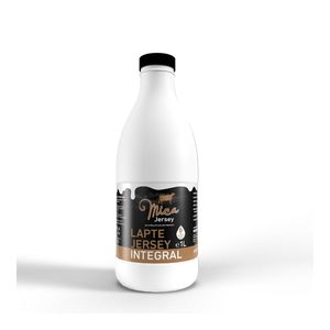 Lapte de vaca integral Jersey, 6% grasime, 1 l