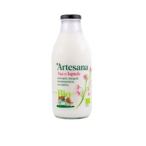 Lapte de vaca integral BIO Artesana, 3.7% grasime, 0.75 l