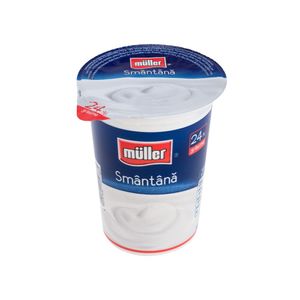 Smantana cremoasa Muller, 24% grasime, 375 g