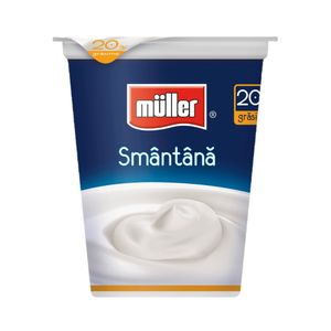 Smantana cremoasa Muller, 20% grasime, 375 g