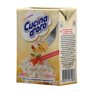 Crema pentru gatit UHT Cucina D'Oro, 23% grasime, 200 ml