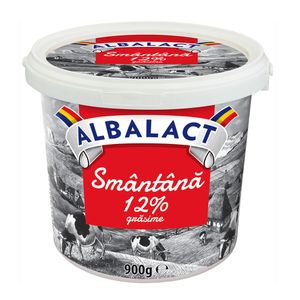 Smantana de consum Albalact, 12% grasime, 900 g