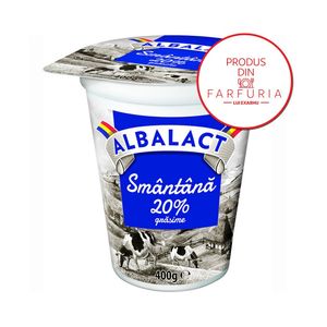 Smantana Albalact, 20% grasime,  400 g